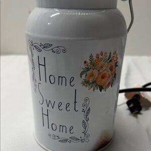 Home Interiors White Floral Art Piece